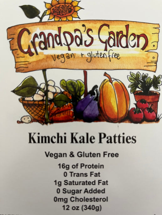 Kimchi Kale Vegan Gluten Free Patties